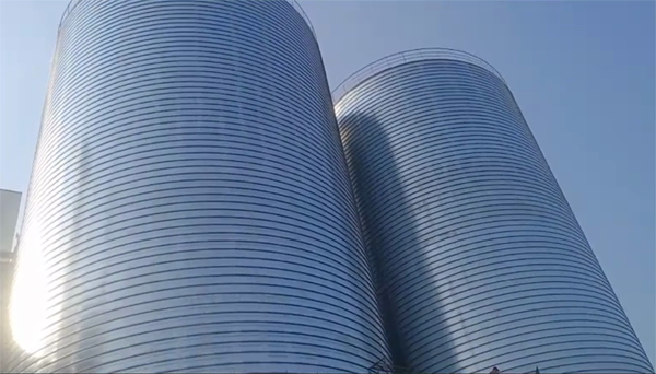 新巴尔虎右2座混凝土高架卷板仓